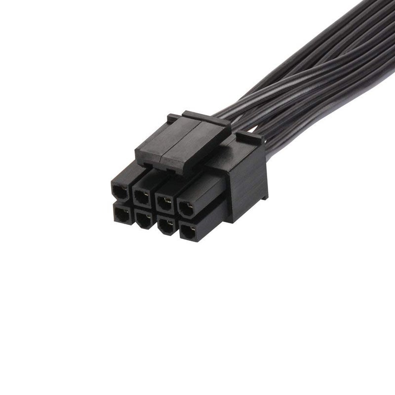 J&D EPS 8 Pin Power Extension Cable, ATX CPU 8 Pin Female to 8(4+4) Pin Male EPS Extension Cable for Motherboard (2 Pack), 12 inch - Image 3